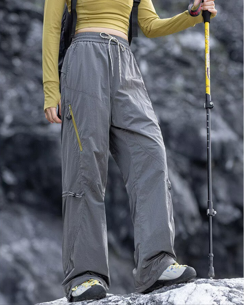 Outdoor Functional Unisex Straight-Leg Cargo Hiking Pants