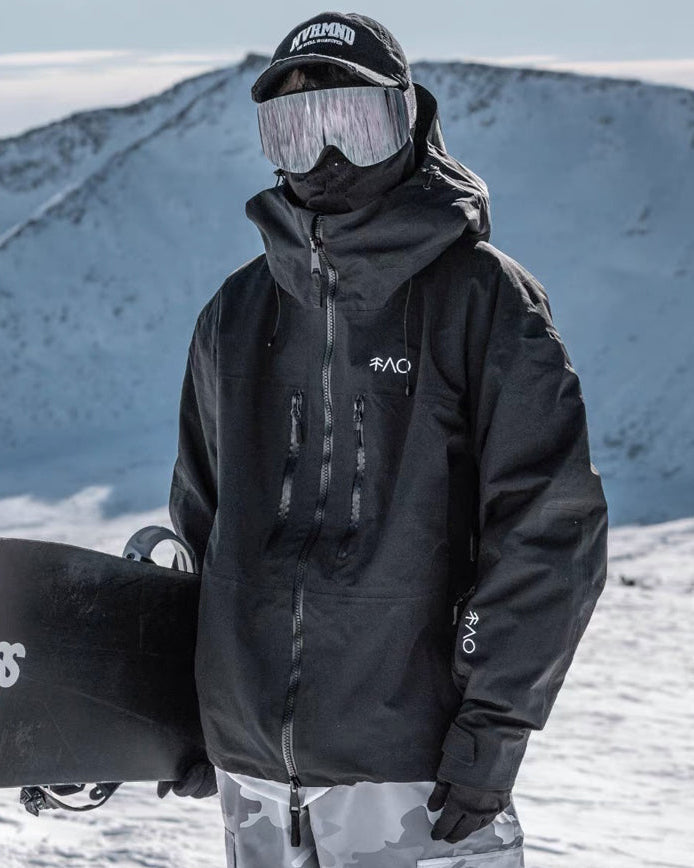 Ski Wear Fleece Lining 3L Waterproof Ski Jacket -Unisex