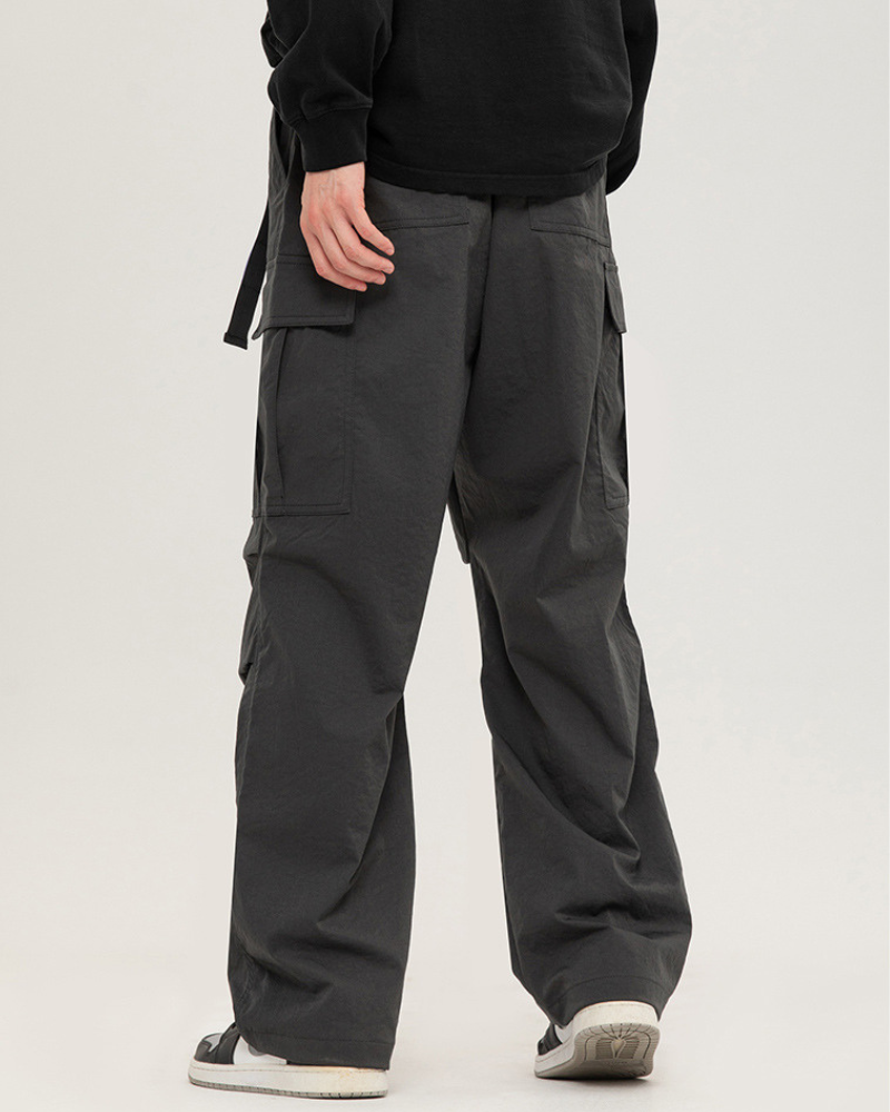 Street Outdoor Unisex Multi-Pocket Straight Cargo Pants Zeroph