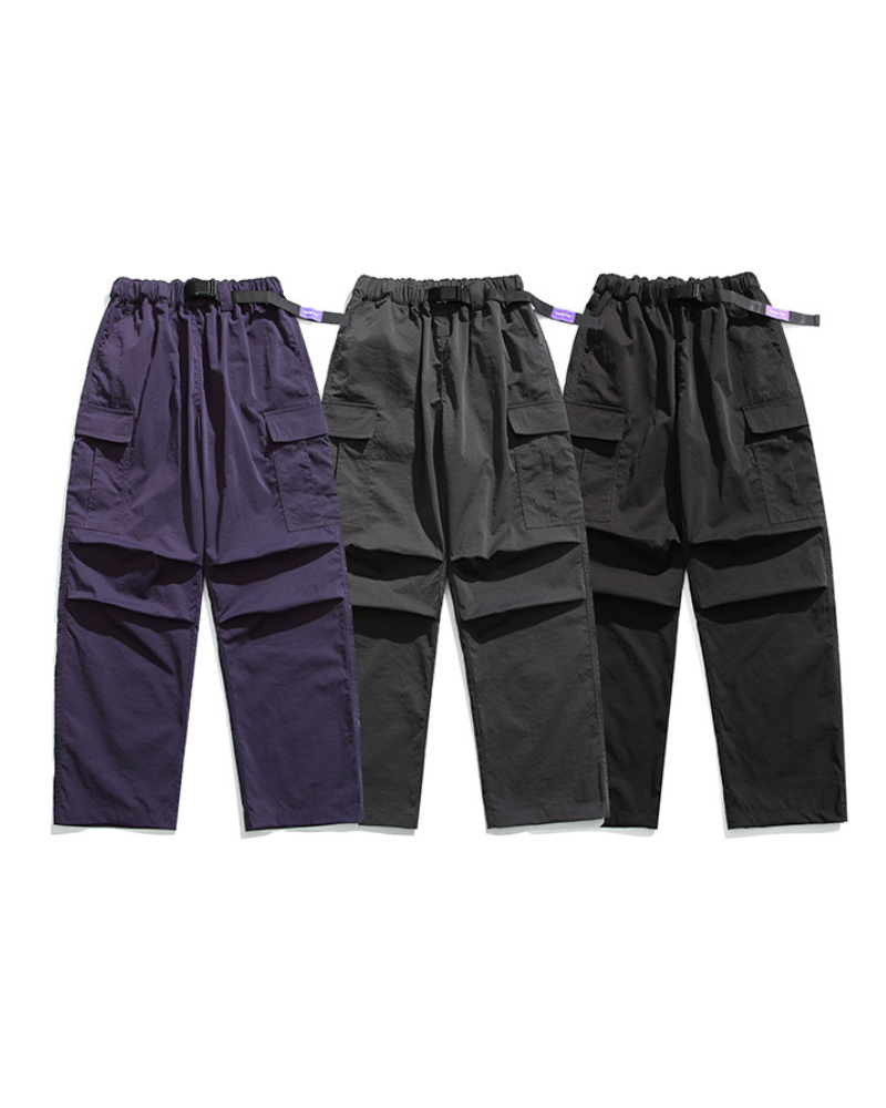 Street Outdoor Unisex Multi-Pocket Straight Cargo Pants Zeroph