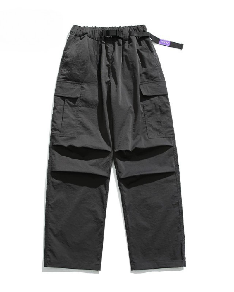 Street Outdoor Unisex Multi-Pocket Straight Cargo Pants Zeroph
