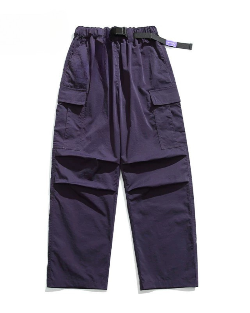 Street Outdoor Unisex Multi-Pocket Straight Cargo Pants Zeroph