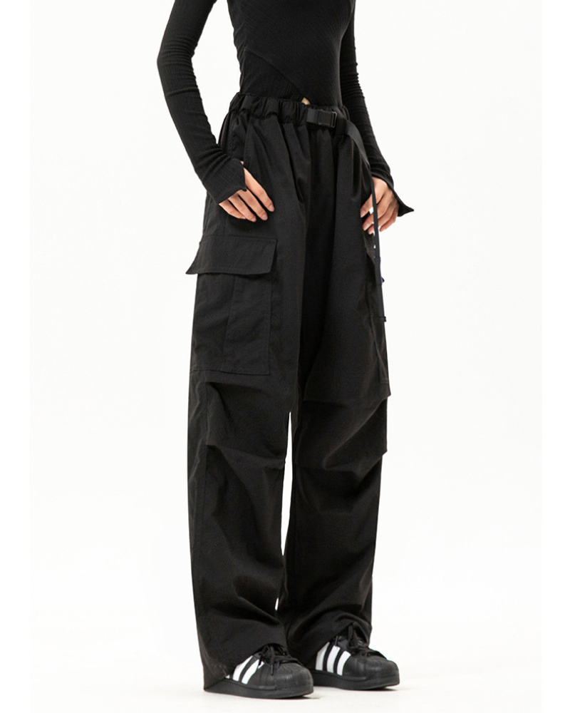 Street Outdoor Unisex Multi-Pocket Straight Cargo Pants Zeroph
