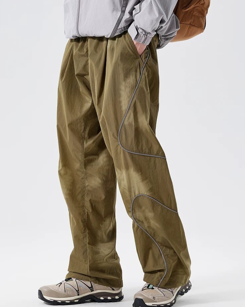 Streetwear Reflective Wide Leg Outdoor Hiking Pants Zeroph