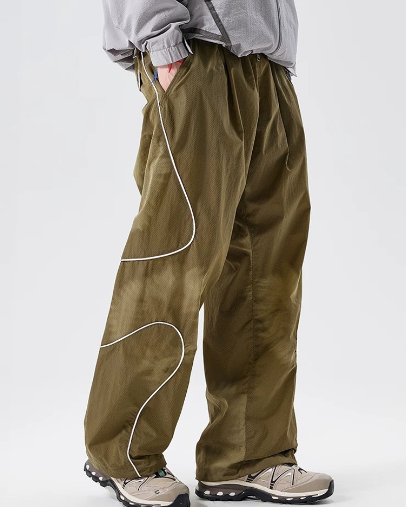 Streetwear Reflective Wide Leg Outdoor Hiking Pants Zeroph