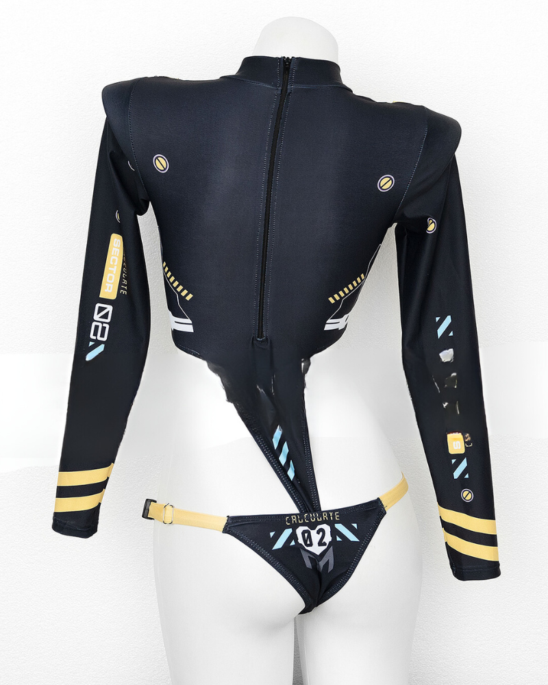 Cyberpunk Cut-out Bodysuit Zeroph