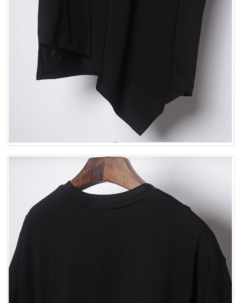 Techwear Functional Geometric Irregular T-Shirt Zeroph