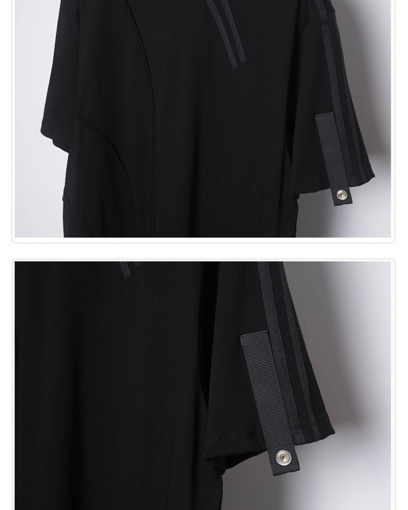 Techwear Functional Geometric Irregular T-Shirt Zeroph