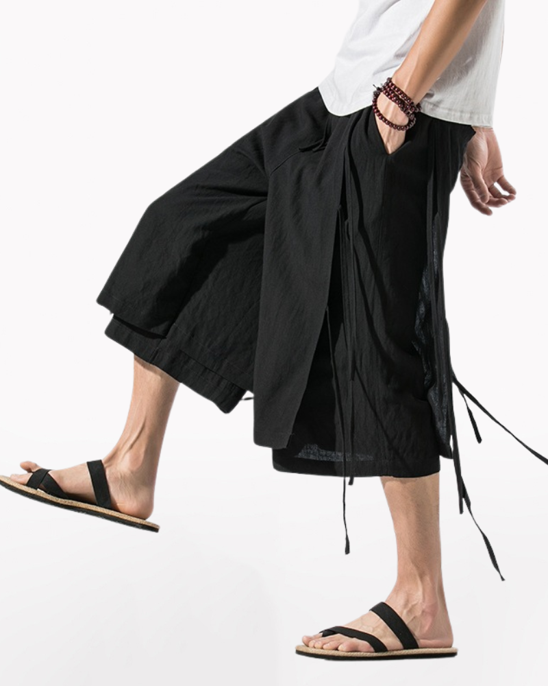 Techwear Short Hakama Pants Zeroph