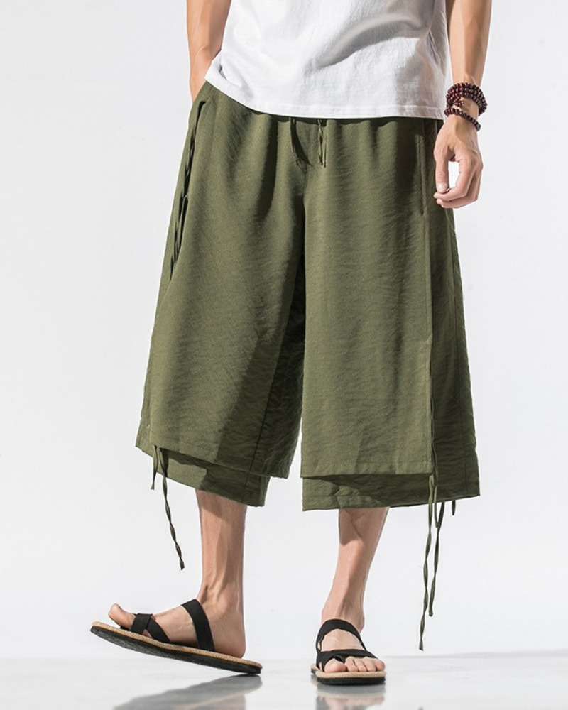 Techwear Short Hakama Pants Zeroph