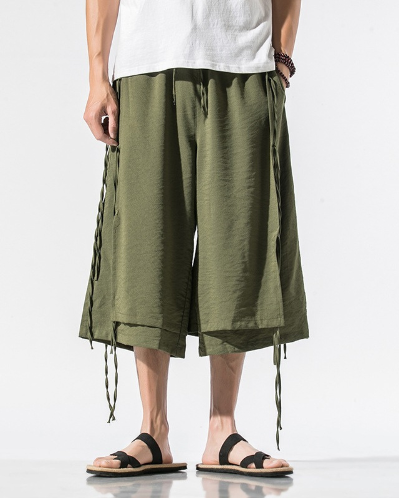 Techwear Short Hakama Pants Zeroph