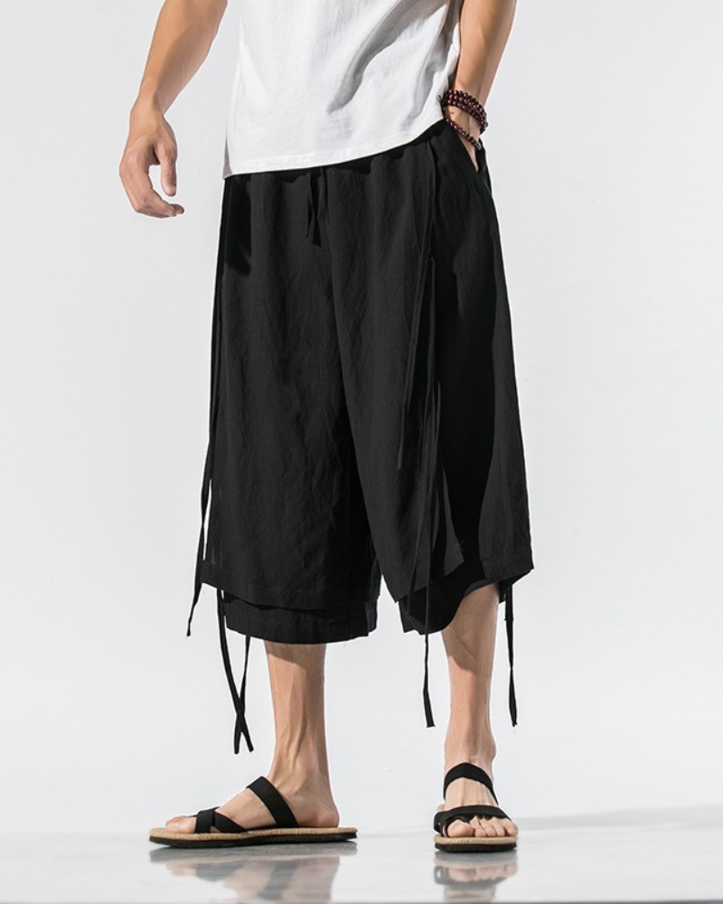 Techwear Short Hakama Pants Zeroph