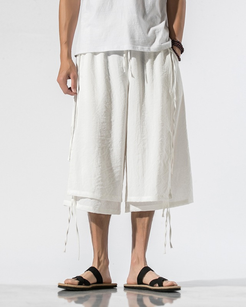 Techwear Short Hakama Pants Zeroph