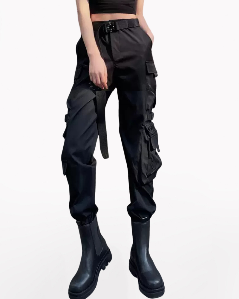 Techwear Women Multi-Pockets Cargo Pants Zeroph