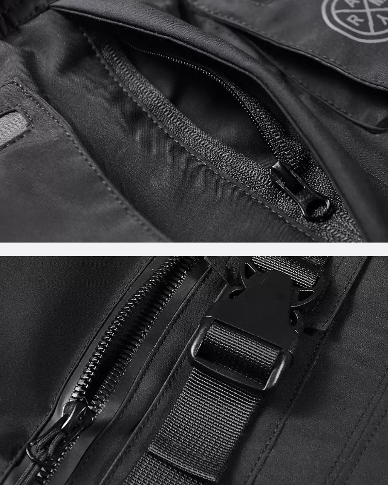 Techwear Paratrooper Tactical Cargo Shorts