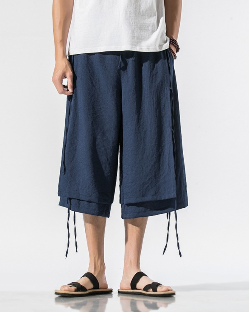 Techwear Short Hakama Pants Zeroph