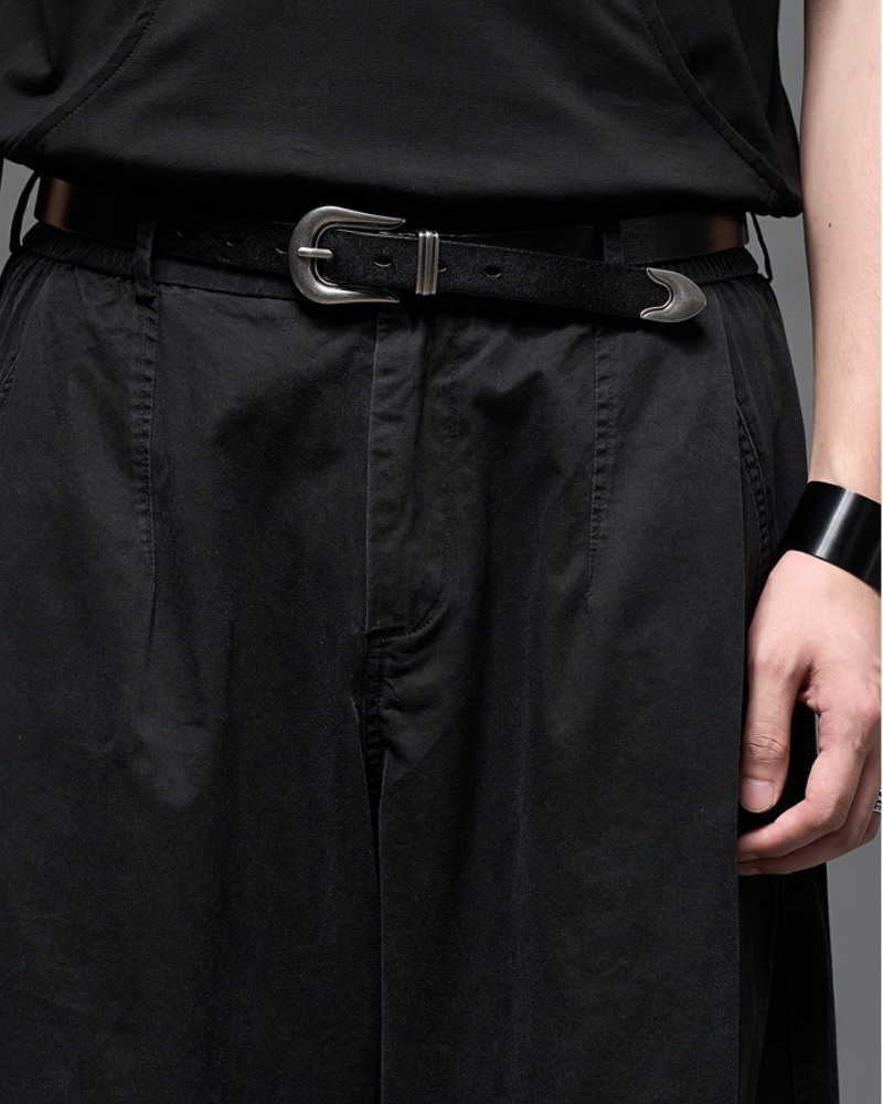 Washed Cotton Japanese Loose Men's Straight Pants Zeroph