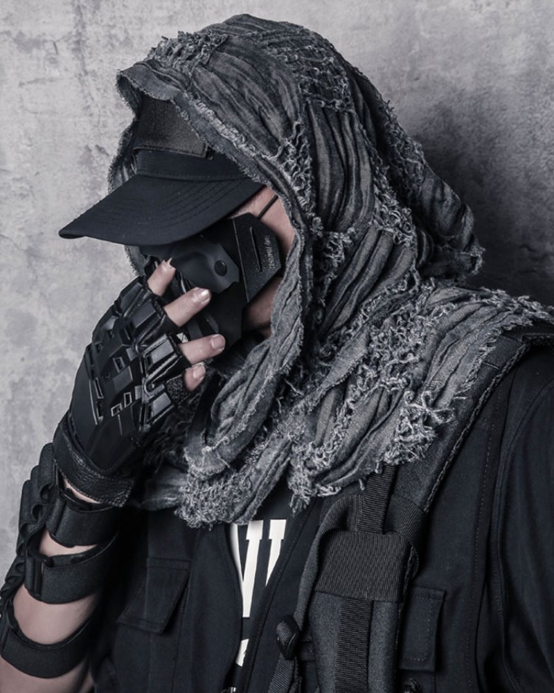Wasteland Wear Distressed Tactical Shawl Scarf Zeroph