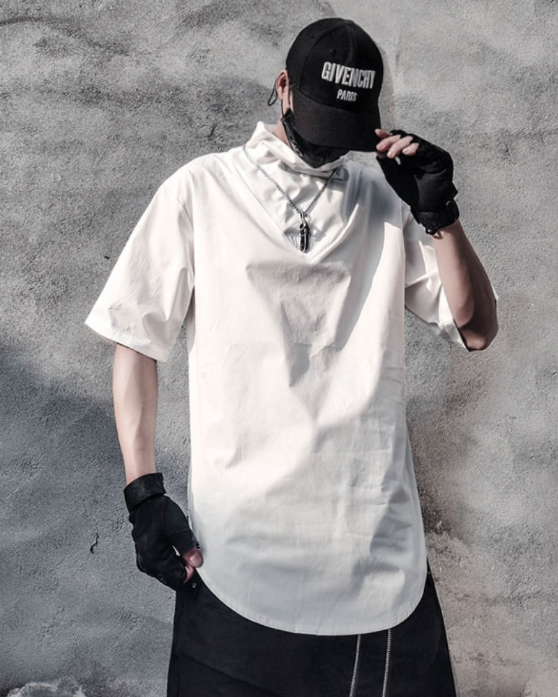 With Chain Function Japanese Techwear T-Shirt Zeroph