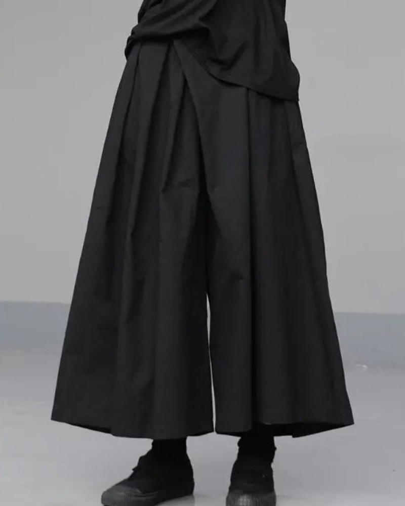 Traditional Japanese Loose Crop Hakama Pants Zeroph
