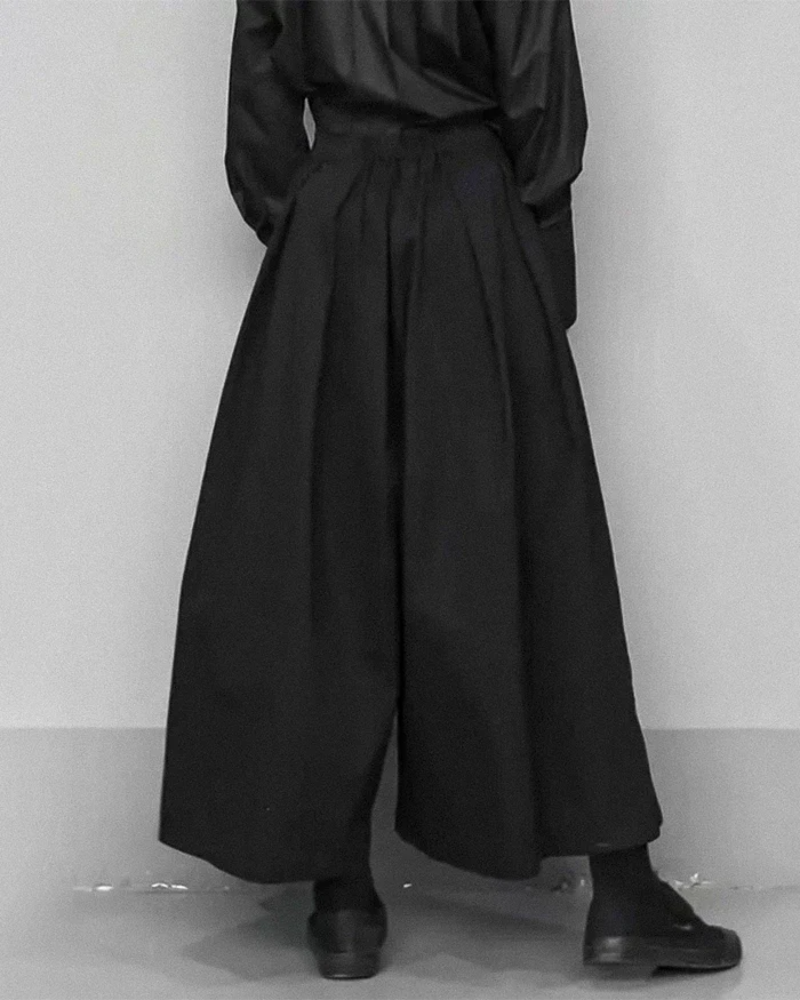 Traditional Japanese Loose Crop Hakama Pants Zeroph