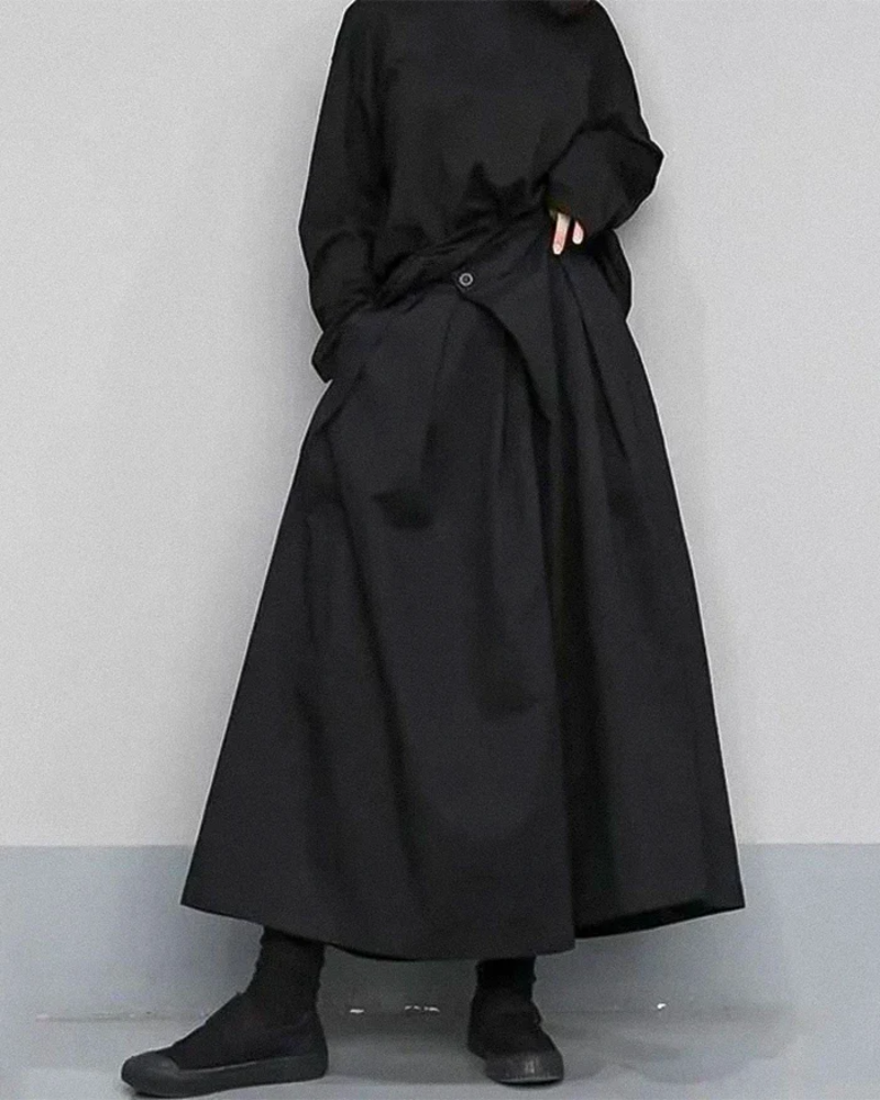 Traditional Japanese Loose Crop Hakama Pants Zeroph