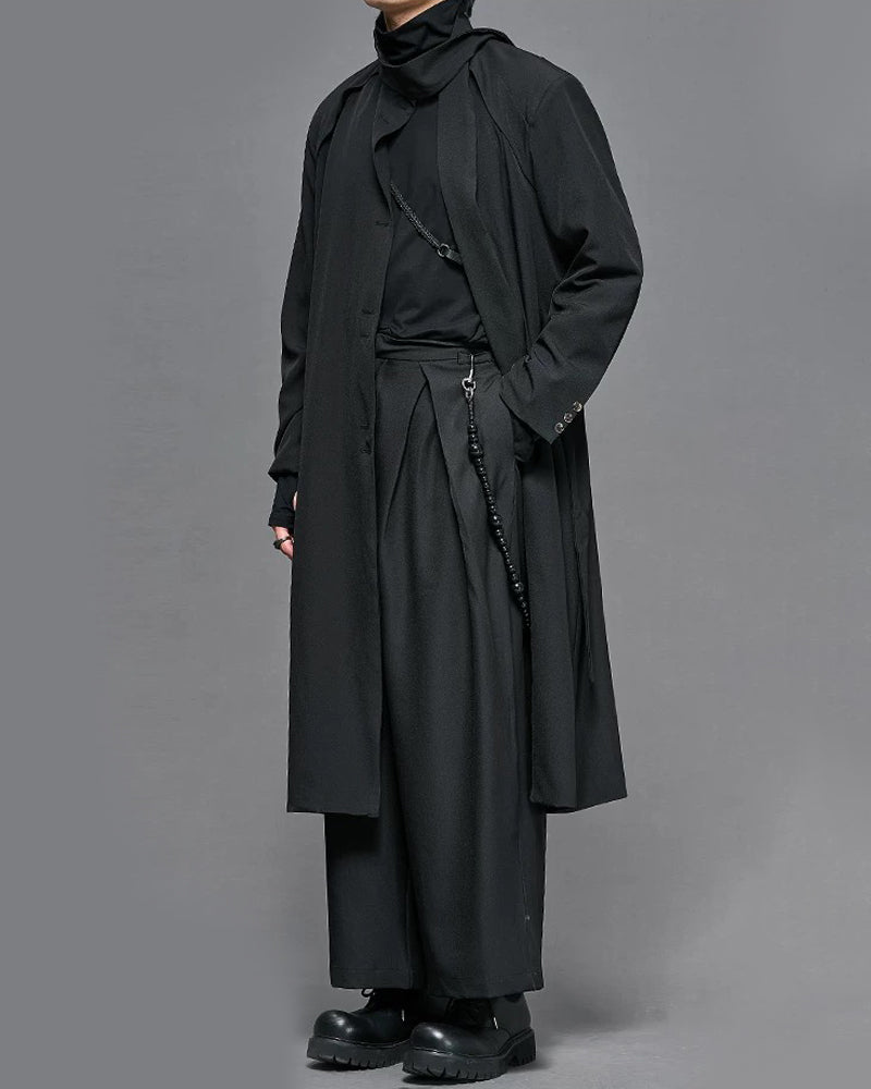 Modern Japanese Vintage Wide-Cut Hakama Pants Zeroph