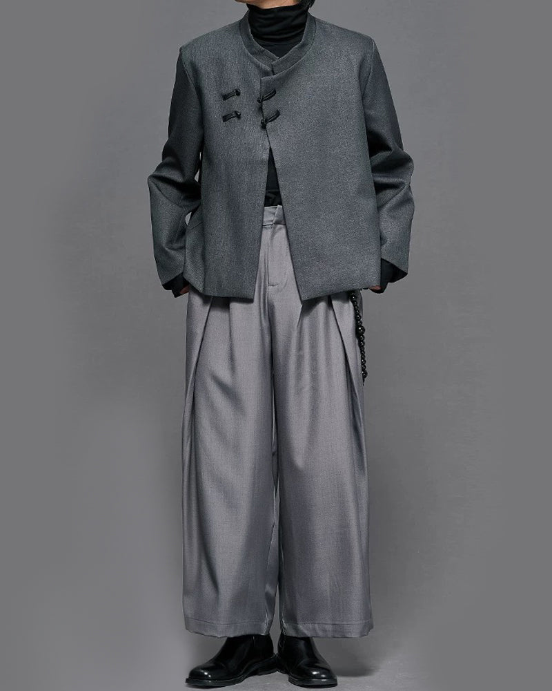 Modern Japanese Vintage Wide-Cut Hakama Pants Zeroph