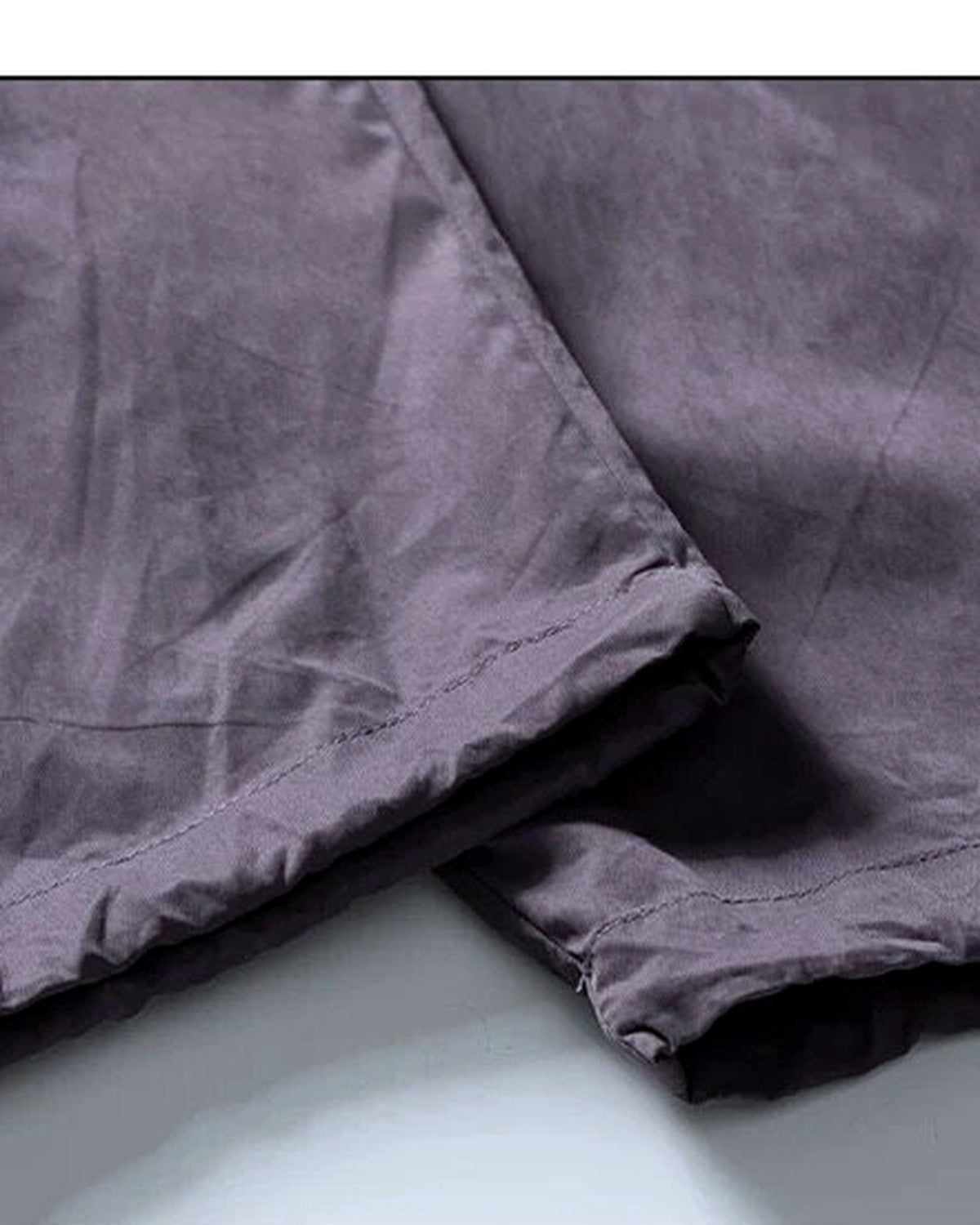 Purple - hem detail