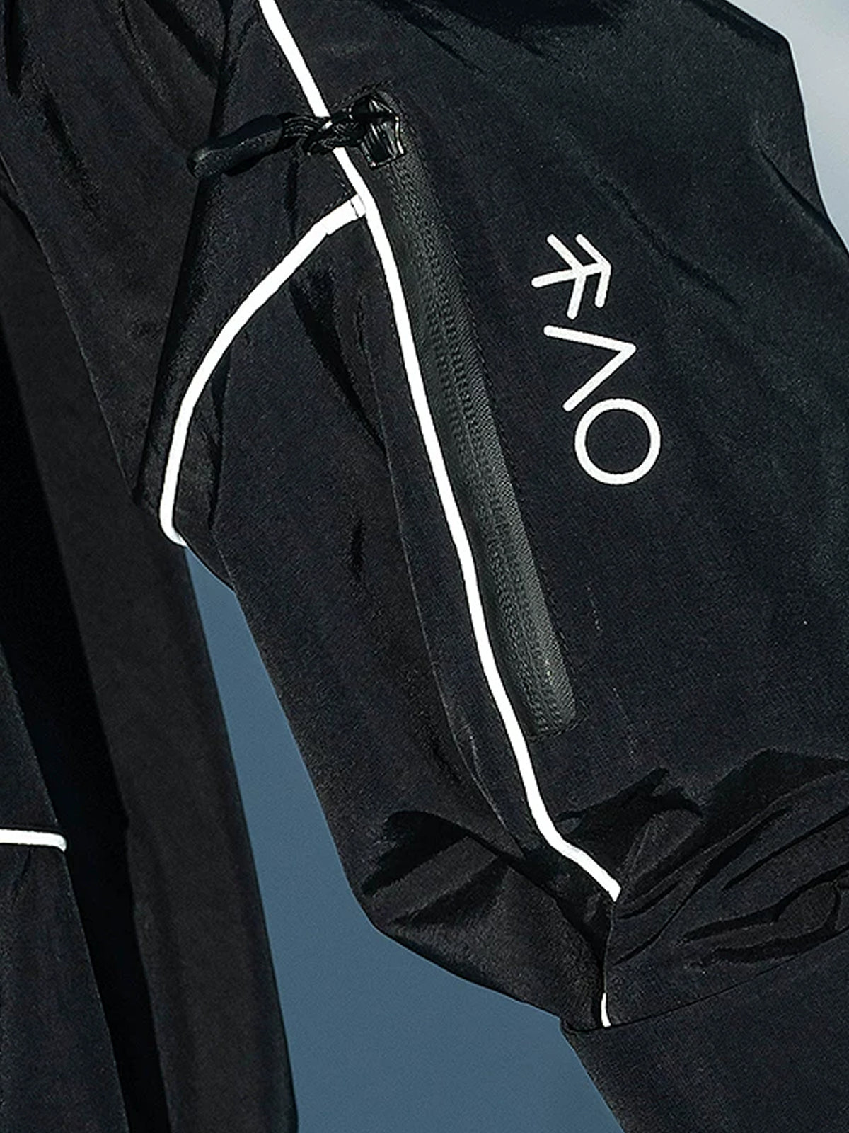 Zeroph Black Reflective Waterproof Ski Suit