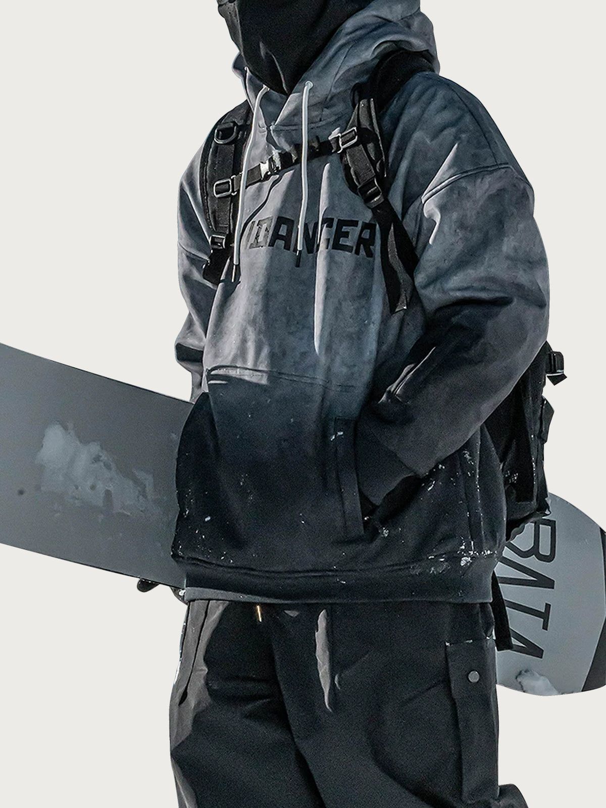 Zeroph Gradient Color Ski Hoodie