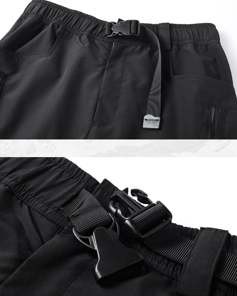 Don't Care Zip Pocket Cargo Pants - Techwear Official