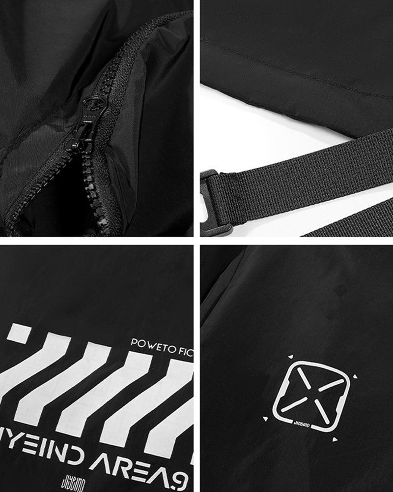 Functional Hooded Short Cape - Techwear Official