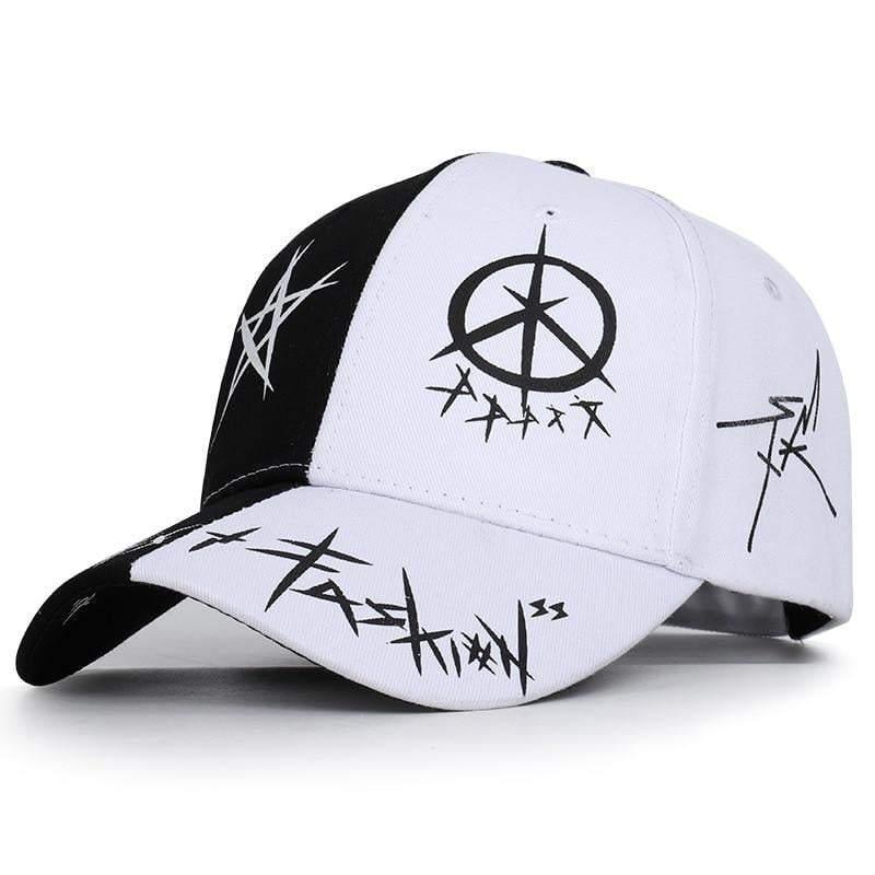 Black and White Cap
