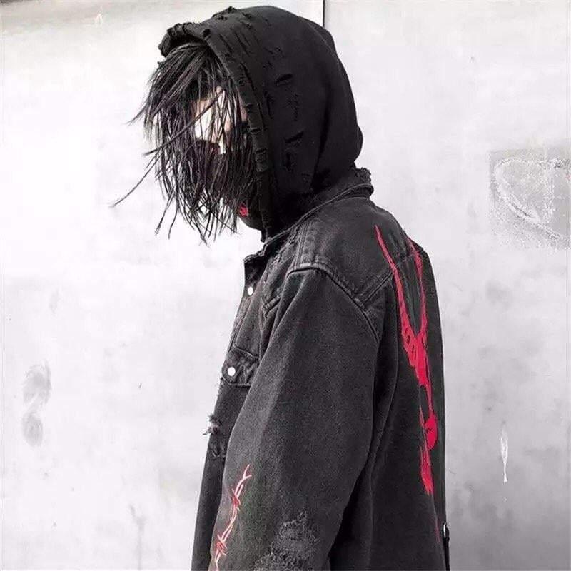 Denim Jacket,denim jacket outfit,denim jacket men,denim jacket for boys,denim jacket men,denim jacket women,harajuku style,Shibuya fashion,techwear,techwear fashion,techwear jacket, tech jacket,cyberpunk samurai jacket, samurai jacket cyberpunk,ninja costume,ninja halloween costume,samurai jacket