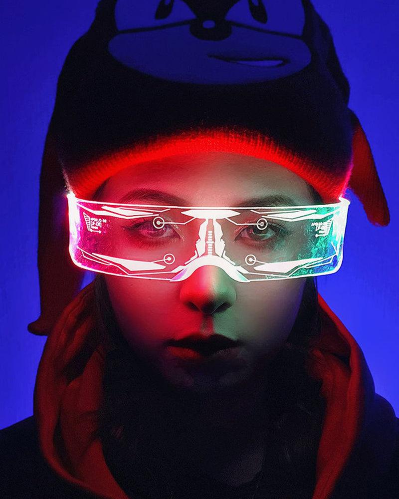led glasses,light up glasses,led light up glasses,rave glasses,futuristic glasses,futuristic sunglasses,cyberpunk glasses,Stage glasses,concert glasses,Concert Sunglasses,Concert outfits,music festival outfits